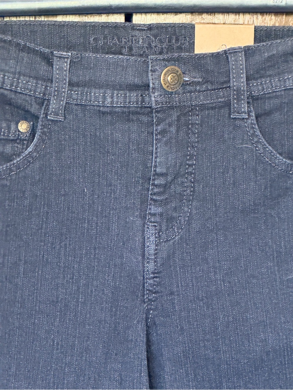 NWT Women’s Black Straight-Leg Jeans - Picture 6 of 12